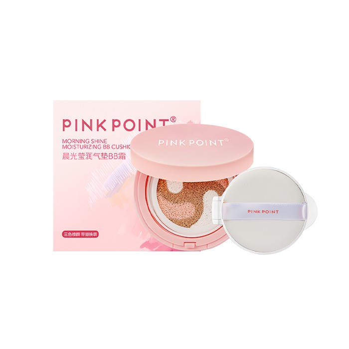 PINK POINT Увлажняющий BB крем со спонжем, кушон