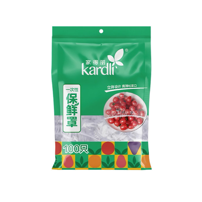 KARDLI Одноразовая целлофановая "шапочка" для сохранения свежести продуктов